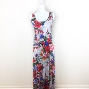 Women’s Floral Racerback Maxi Dress